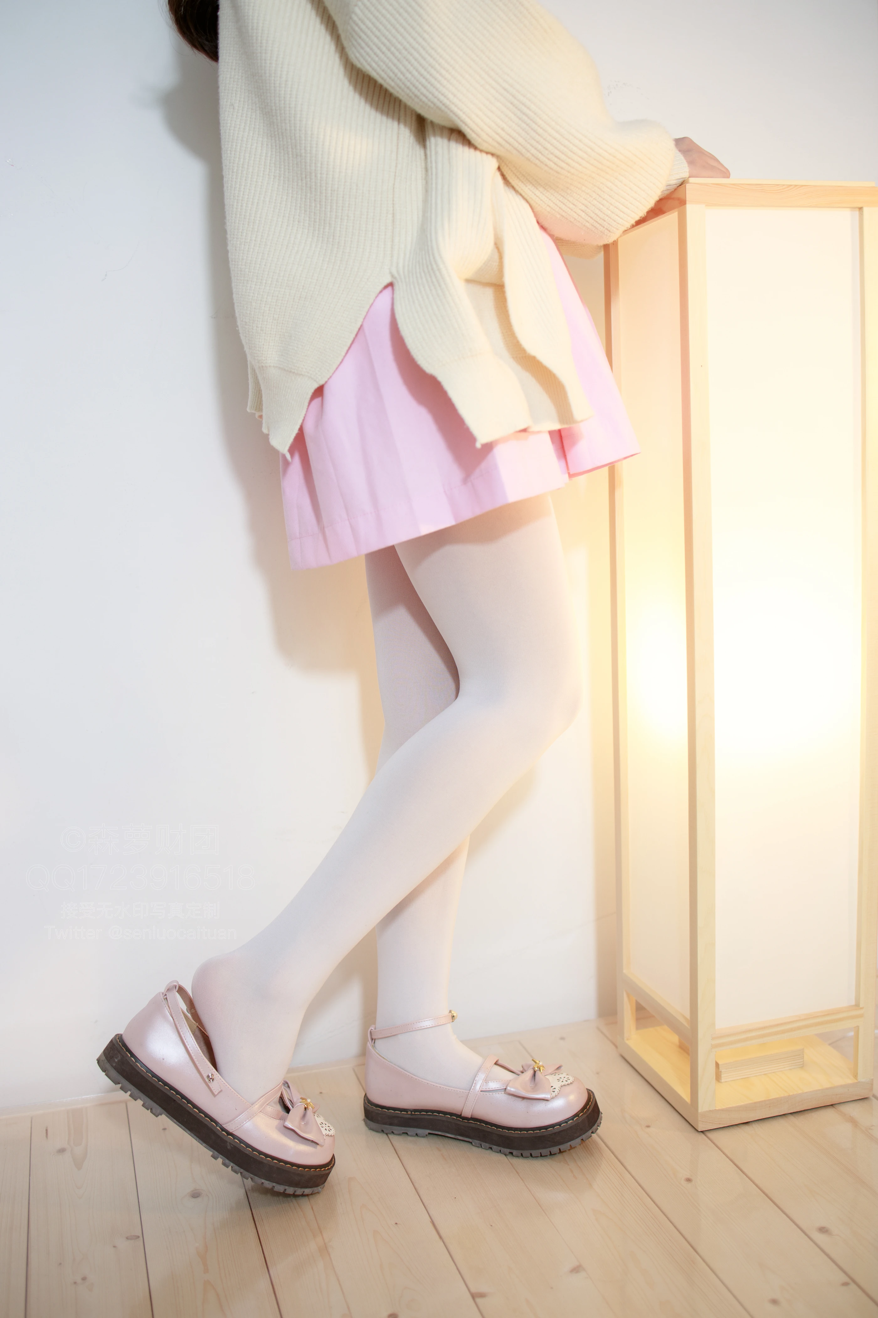 森萝财团 [X-059] 萝莉白丝80D [97P 1V]插图1